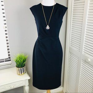Betsey Johnson Navy Blue Sheath Career Dress
